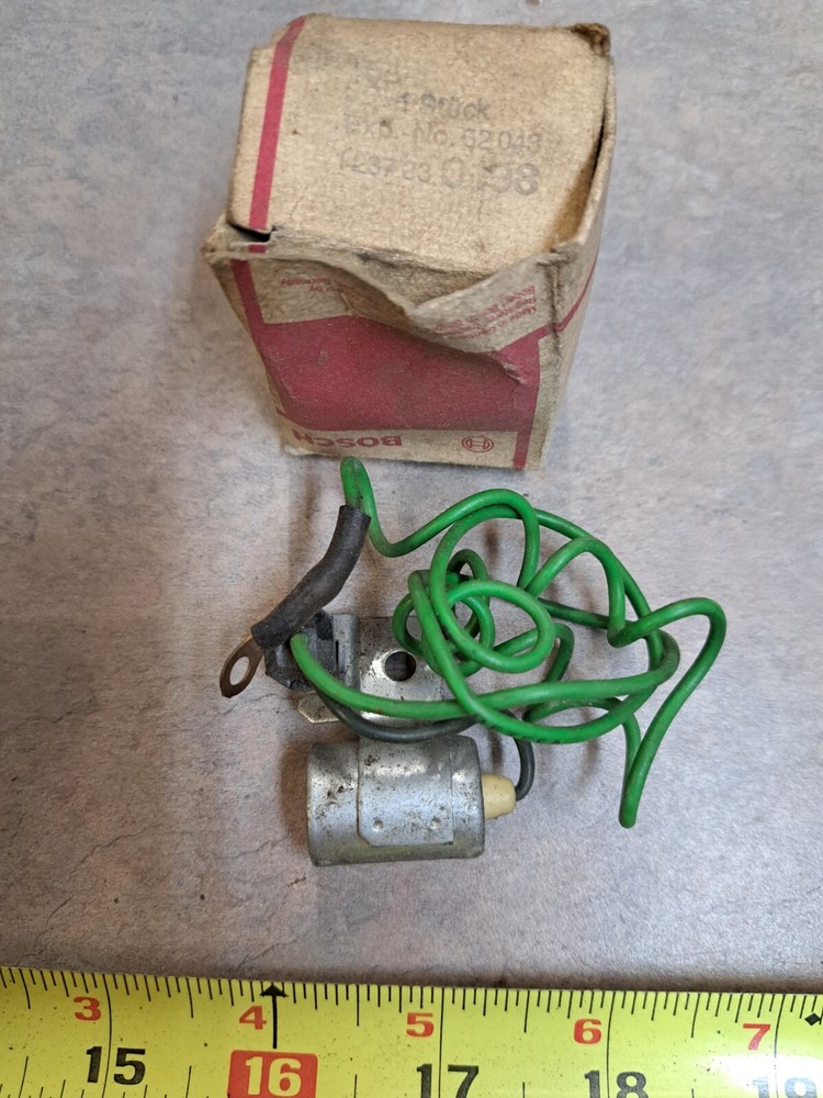 NOS BOSCH  1237330198 Ignition Condenser  Free Shipping