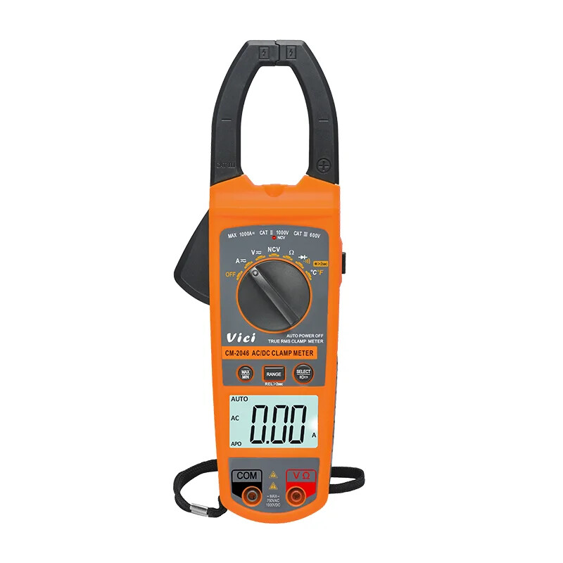 Vici AC DC Digital Clamp Meter True RMS Current Voltage Resistance Capacitance