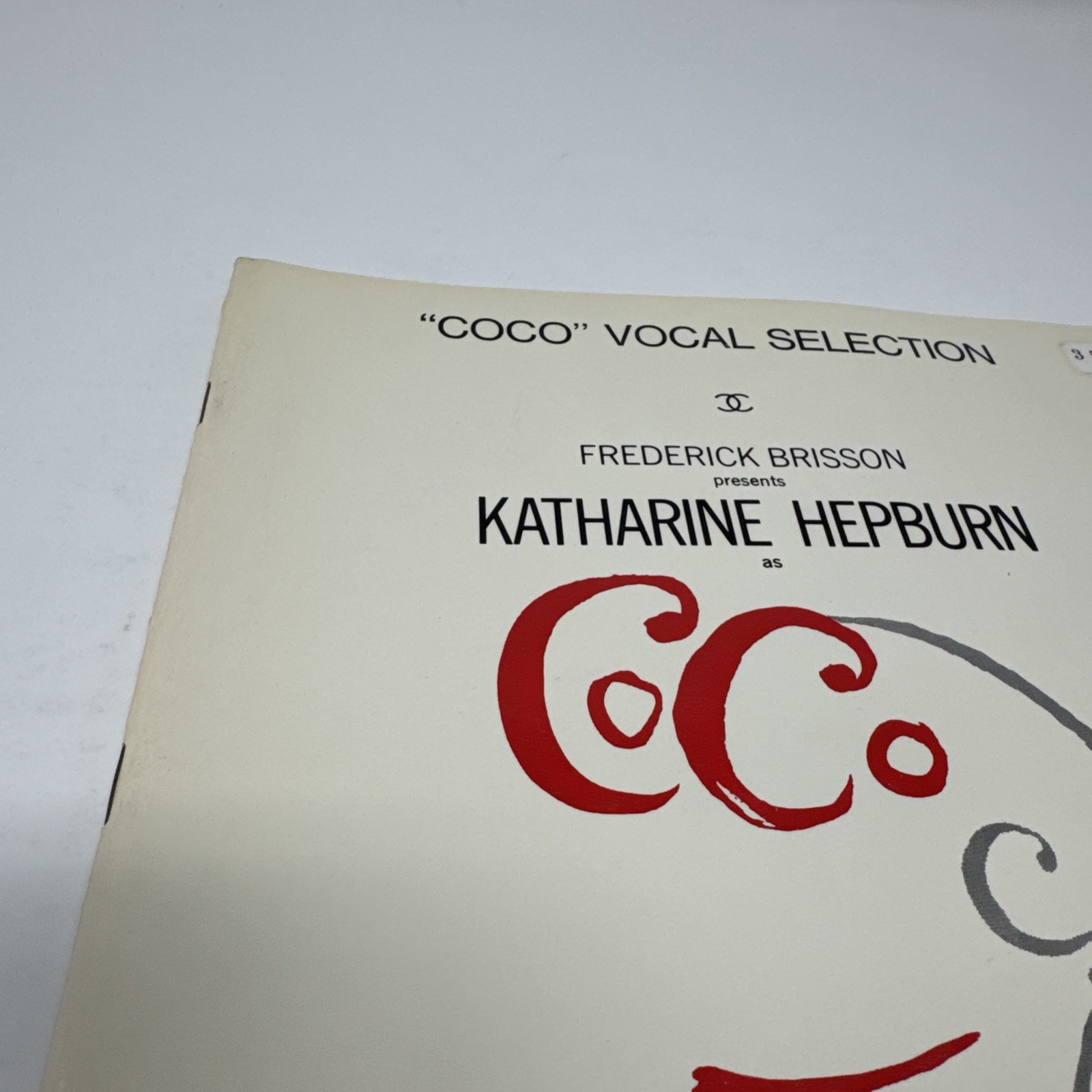 Vintage COCO Vocal Selections Sheet Music 1969 Broadway Previn First Performance