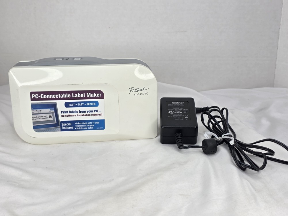 Brother P-Touch PT-2430PC Plug & Label USB Label Printer