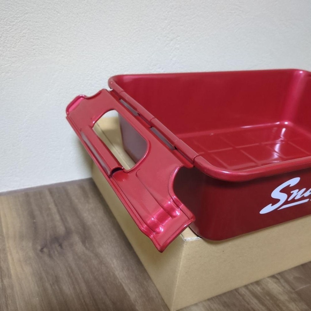 Snap-on Tools Storage Bin with Handles Red [Unused]