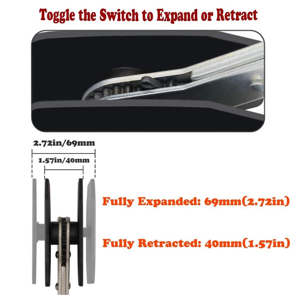 Disc Brake Pad Spreader Installation Caliper Piston Compressor Steel Press Tool