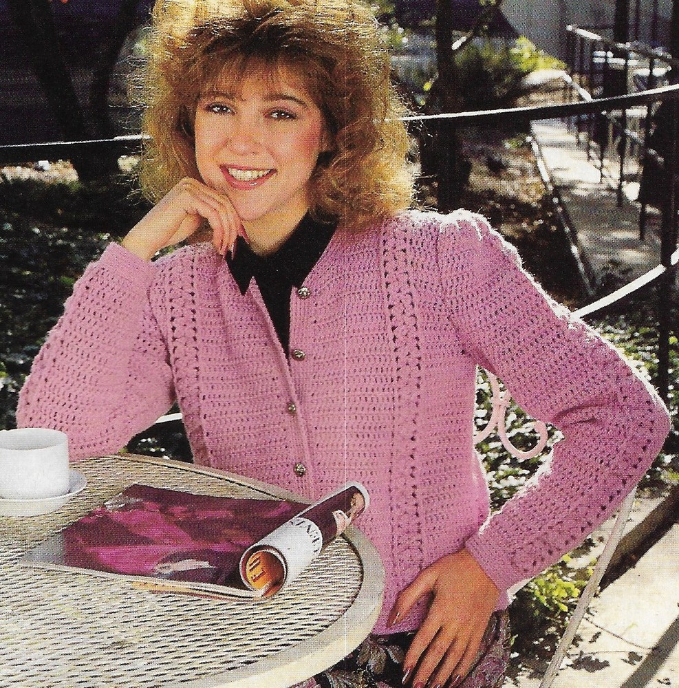 Lady's Classic Jacket crochet pattern instructions