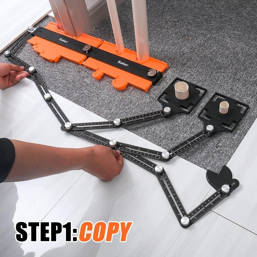Adjustable Locking Contour Gauge for Irregular Shape Tracing and Duplicating