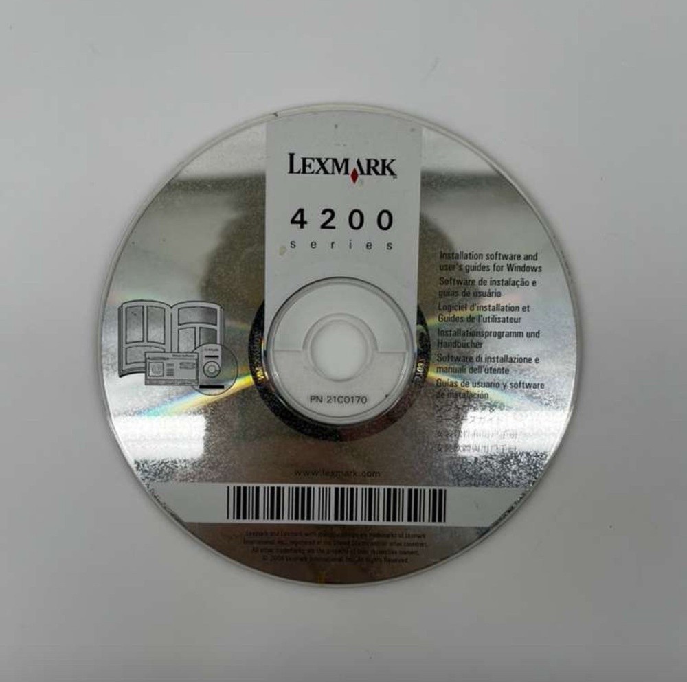 Lexmark 4200 Series Printer Installation Software for Windows CD