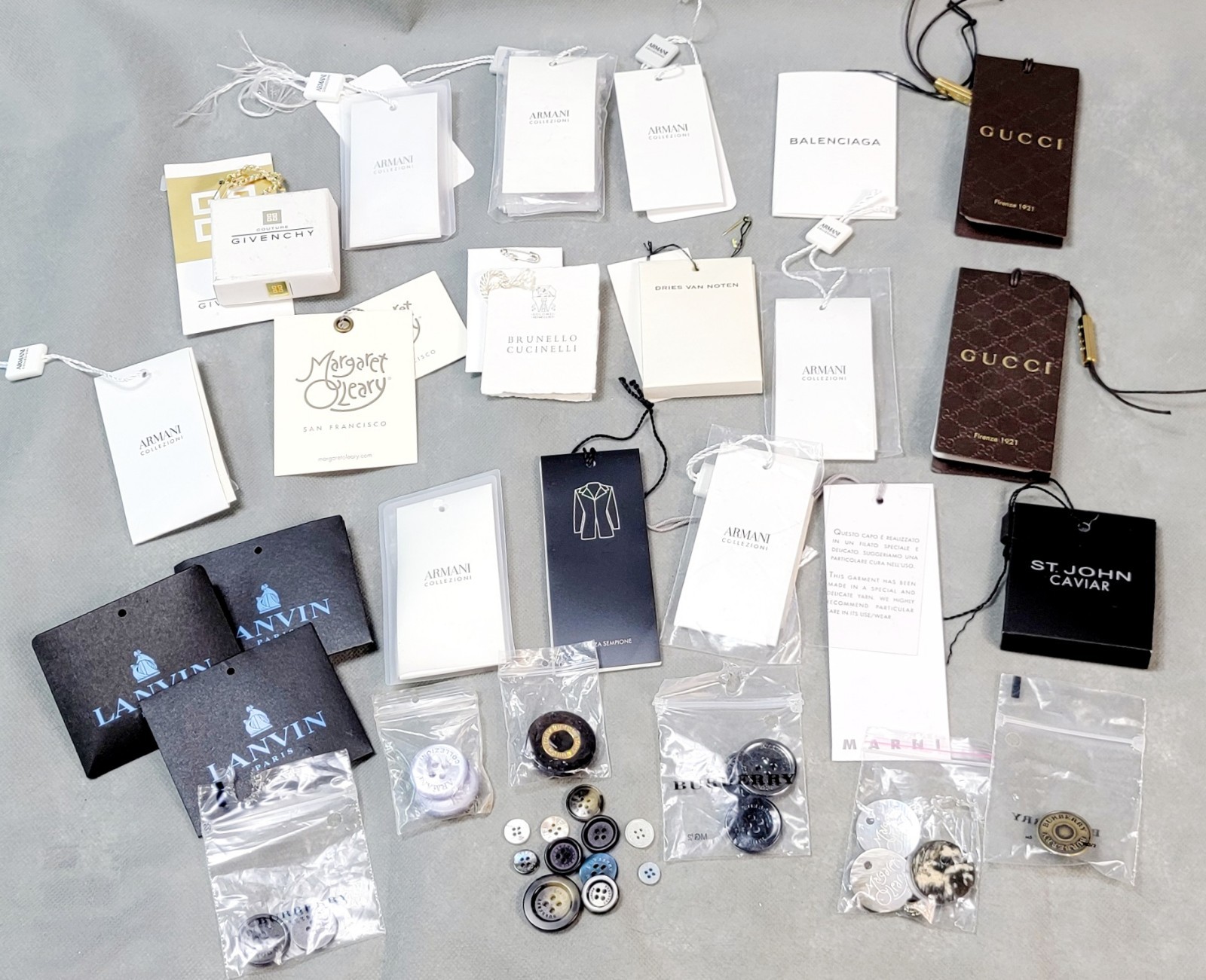 Assorted DESIGNER BRAND Sewing THREAD & BUTTON Replacement LOT