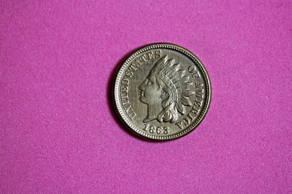 Estate Find 1863- Indian Head Cent!!  #K2914