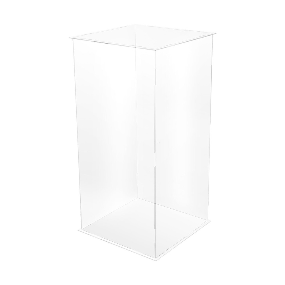 24" Large Acrylic Display Case Dustproof Clear Box Action Figures Case Organizer