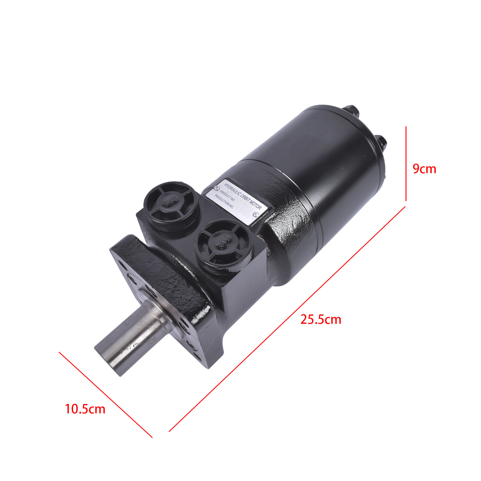 Hydraulic Motor TE0390FP100AAAA 1" Keyed 4 Bolt STD 22.6 CID for Construction