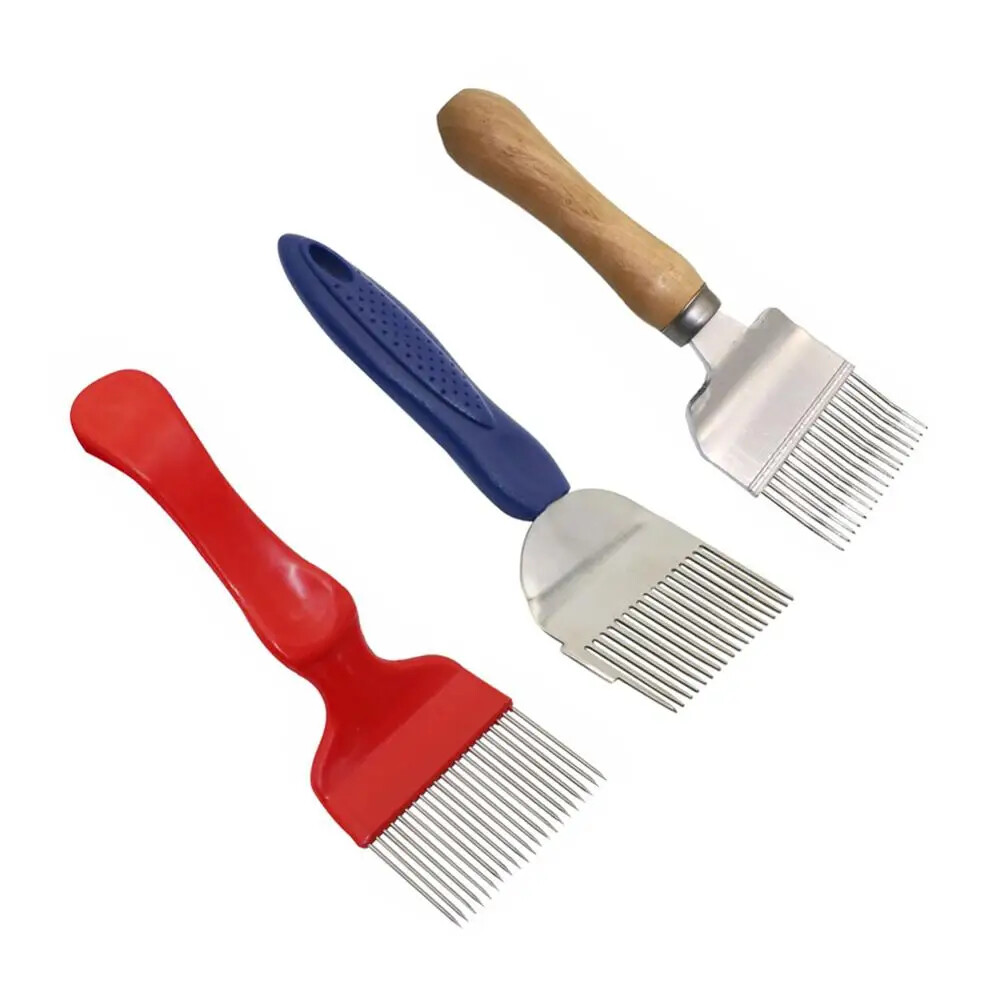 Beekeeping Tool 17to21 Pin Bee honey Forks Straight Needles Uncapping Forks