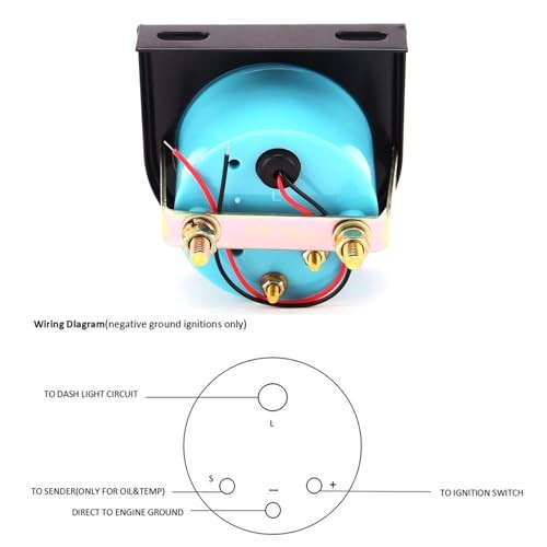 12V Voltmeter Gauge 2" 52mm Volt Voltage Meter Gauge Universal Pointer