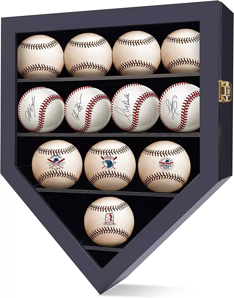Flybold Baseball Display Case Baseball Holders for Balls Display Baseballs 12