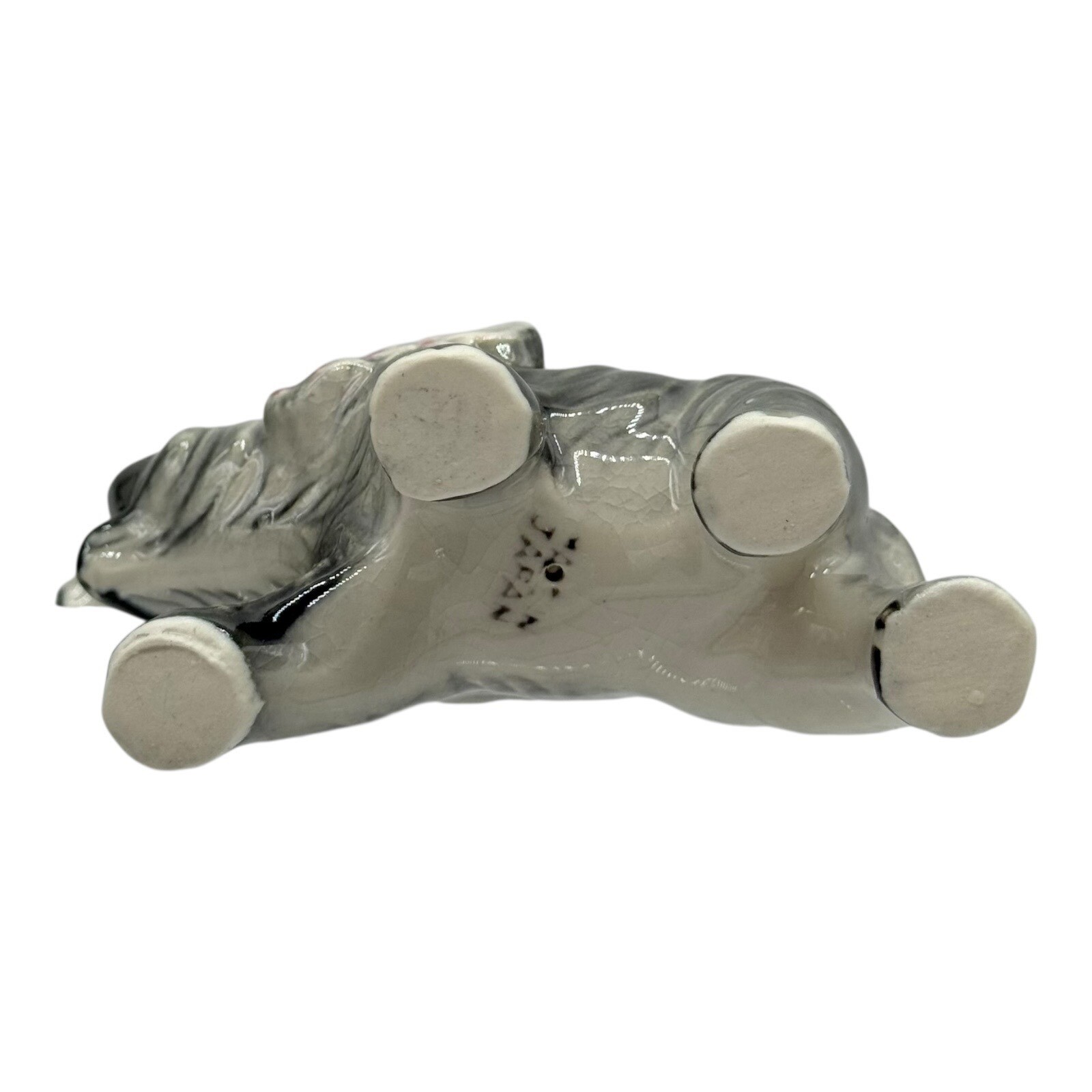 Elephant Figurine Trunk Up Ceramic Animal Statue Decor Collectible Vintage Gift