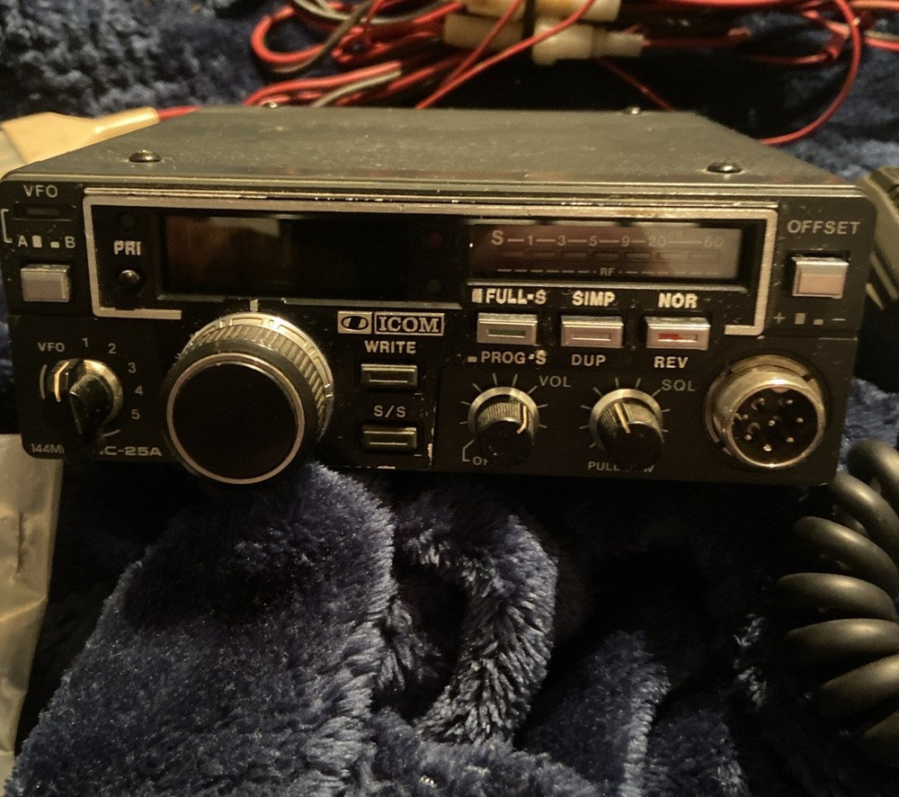ICOM IC 25A VHF 2 METERS TRANSCEIVER TESTED
