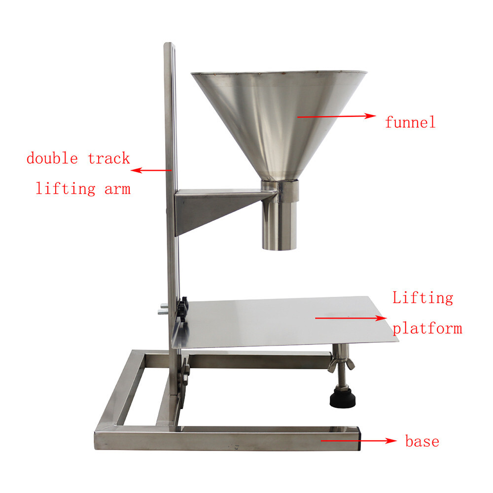 Funnel Filling Station w/Stand & Scale Support for Φ2" Quantitative Packing