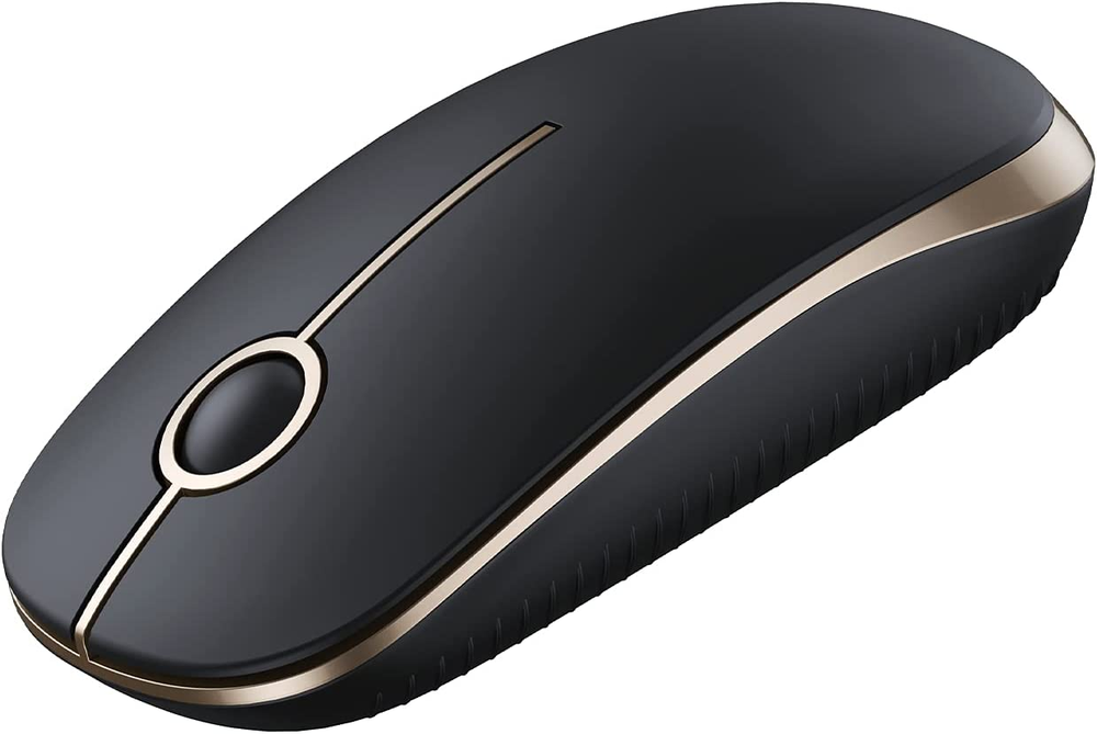 Wireless Mouse, 2.4G Slim Portable Computer Mice with Nano Receiver for Notebook