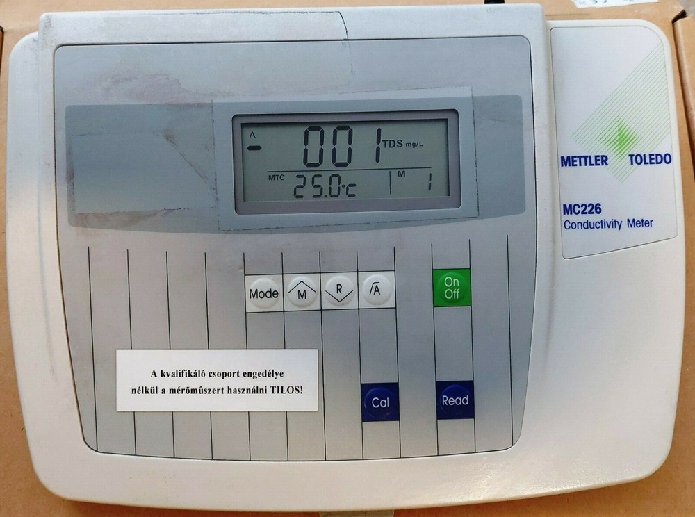 Mettler Toledo MC226 Conductivity Meter