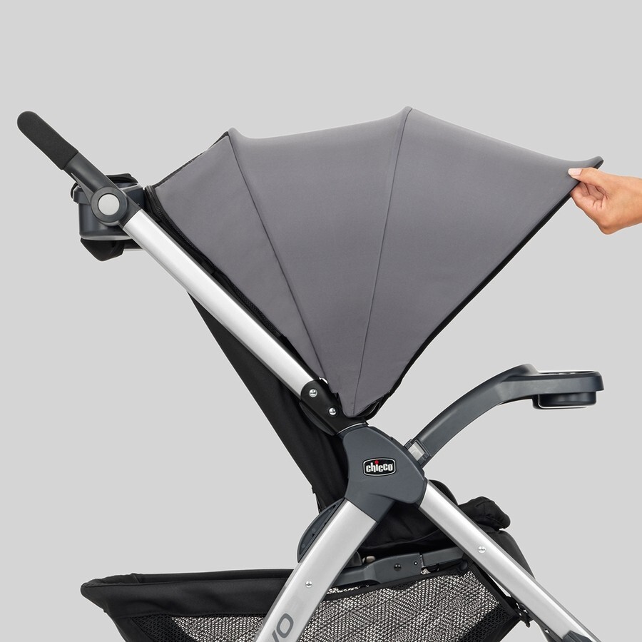 Chicco Bravo Quick-Fold Stroller Black New