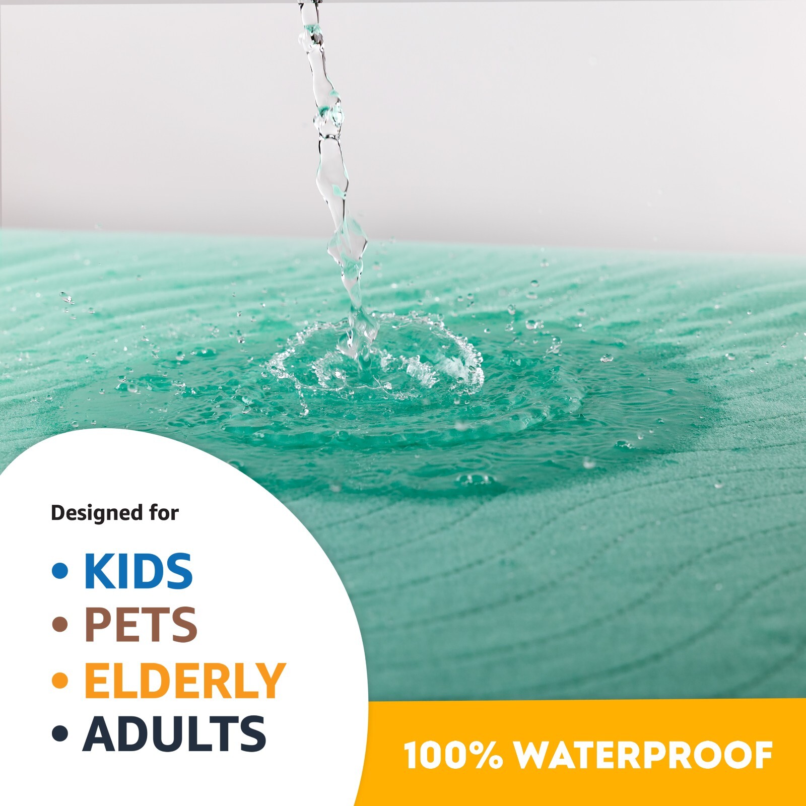 Reusable Underpads Washable Incontinence Waterproof bed pet pads 34"x36" chux