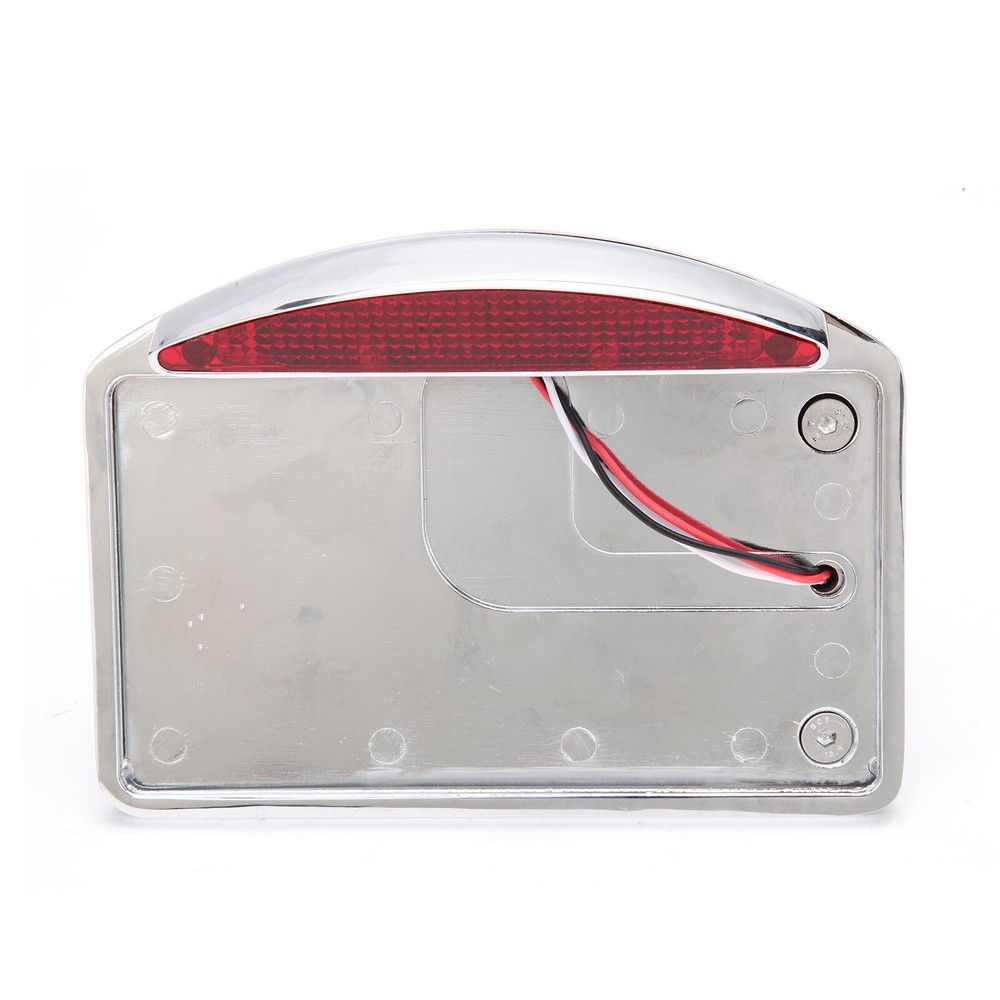 Motorcycle Chrome Side Mounted Flat License Plate Bracket For Harley Davidson