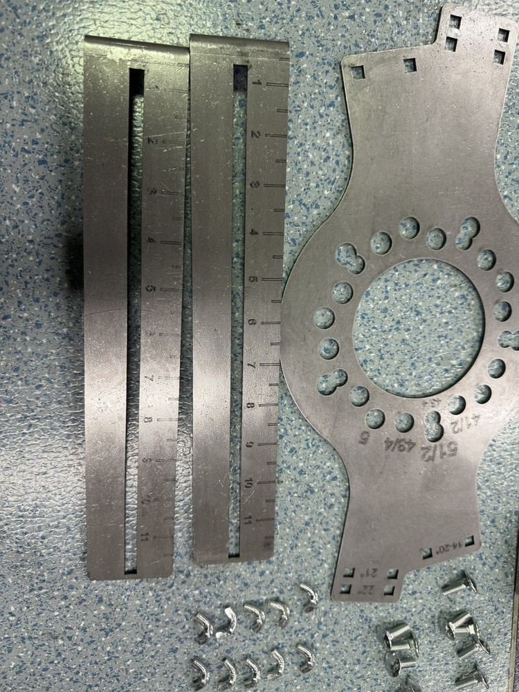 Wheel Fitment Testing Tool 14"-20" New Silver 5-Lug Pattern