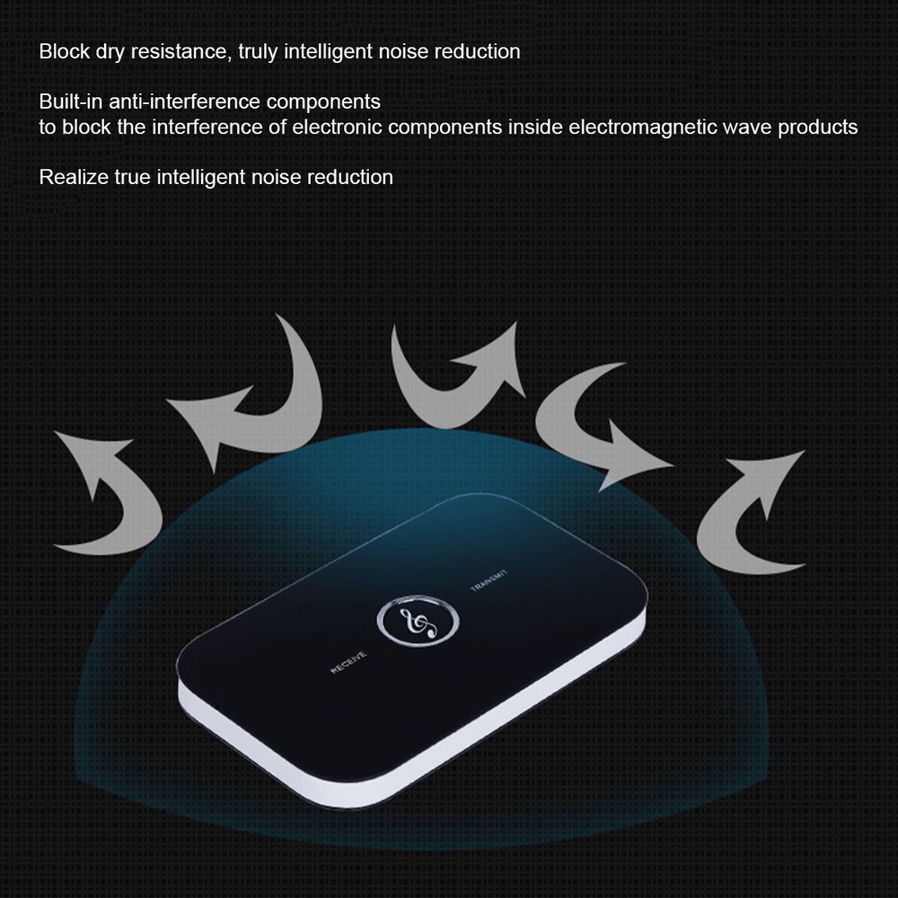 2 rechargeable Bluetooth transmitter receiver 2-in-1 wireless audio adapter US