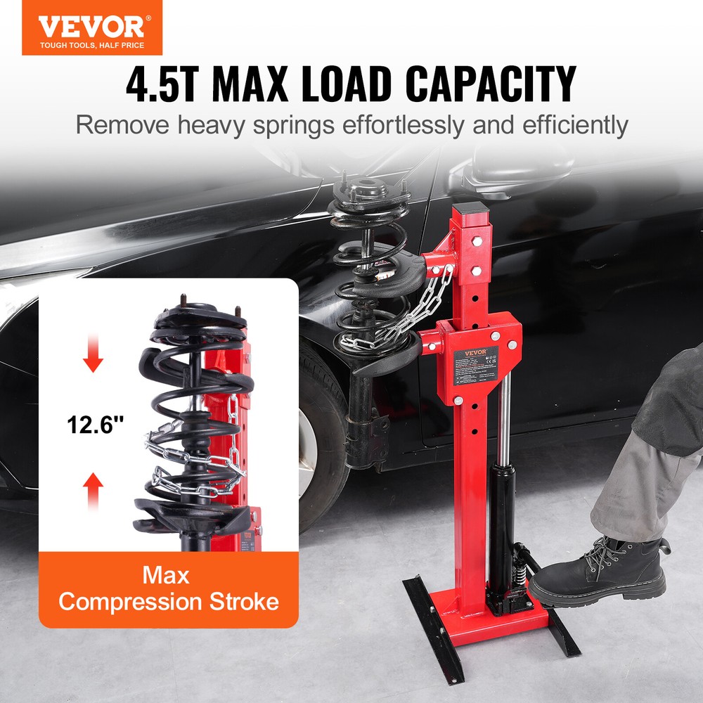 VEVOR Coil Spring Compressor 4.5T Auto Strut Hydraulic Compressor Removing Tool