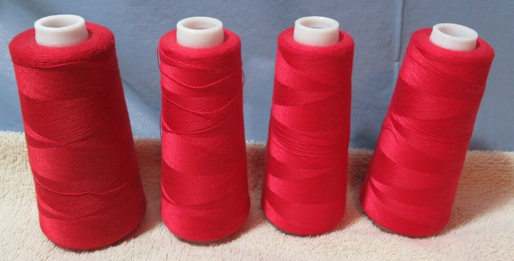4 Red Thread Talon Surelock Polyester Scarlet 455