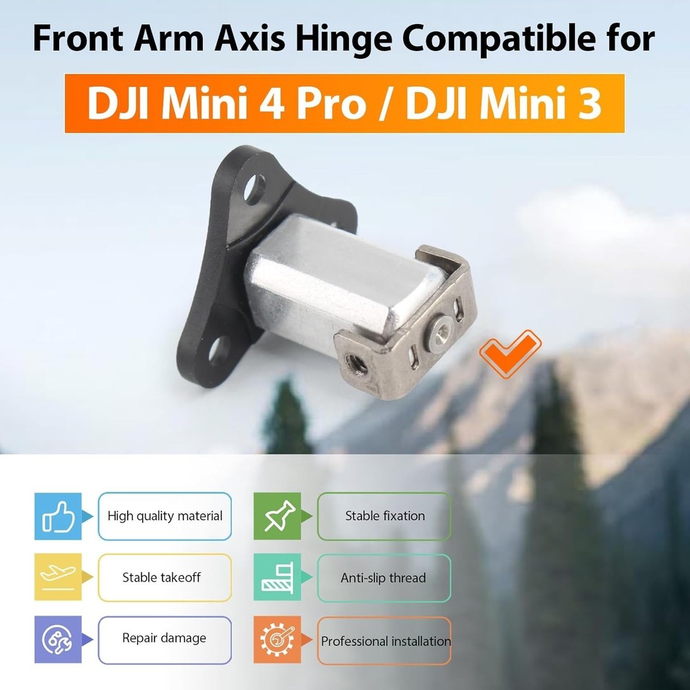 Restore Your DJI Mini 4 Pro: Front Arm Axis Replacement with Installation Tools