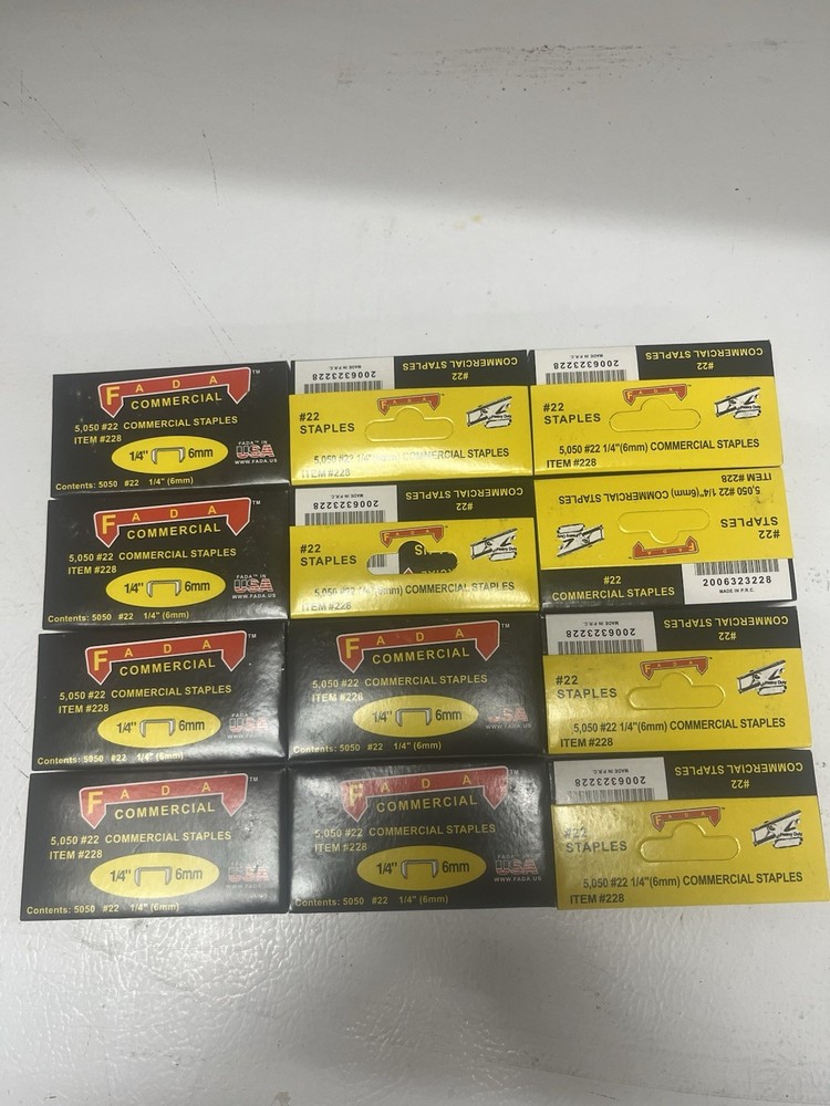(12)FADA COMMERCIAL STAPLES