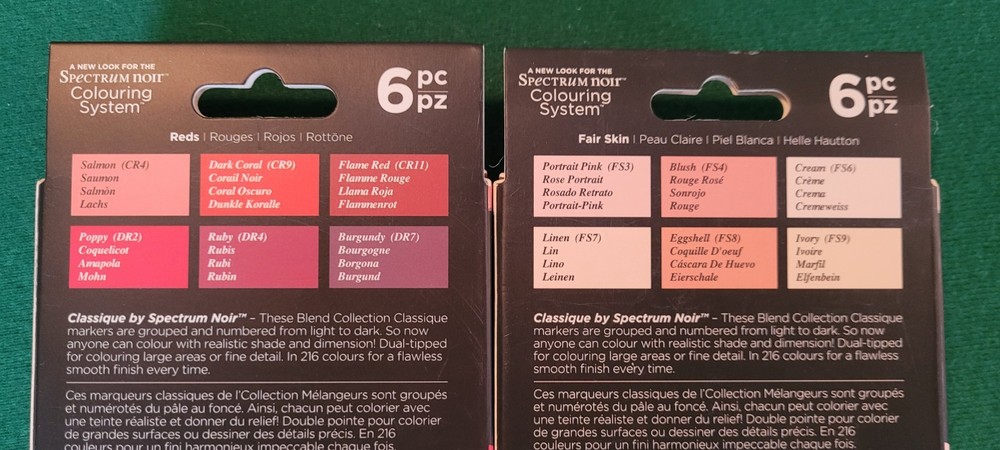 Spectrum Noir Classique Dual-Tip Permanent Markers-5 Packages
