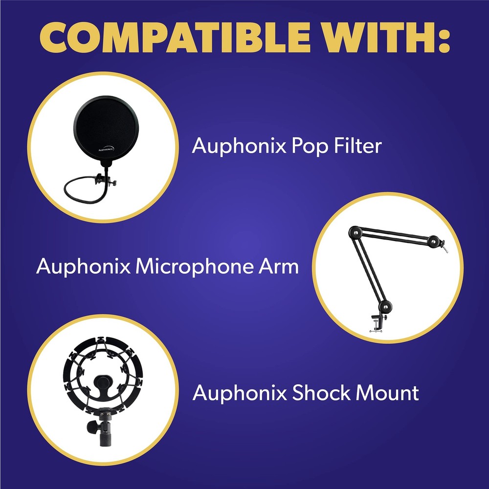 Isolation Shield - Microphone Reflection Filter for Recording - Mic Studio Eq...