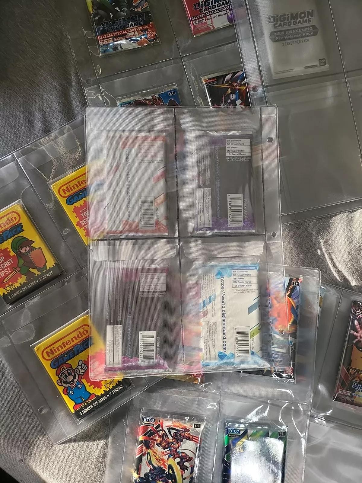 Graded Card Slab Binder Pages for Storage 10 Pages Hold 40 Psa, Bgs, Cgc Car.