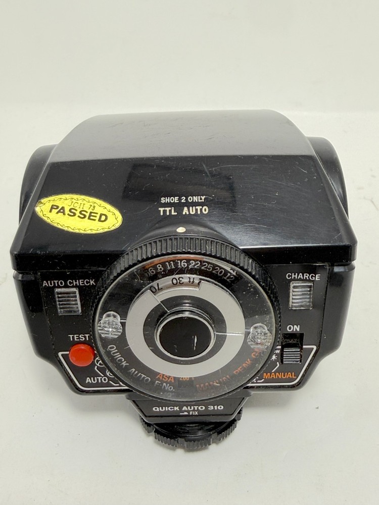 Olympus Quick Auto 310 Electronic Flash Unit TTL for OM-2n Camera System