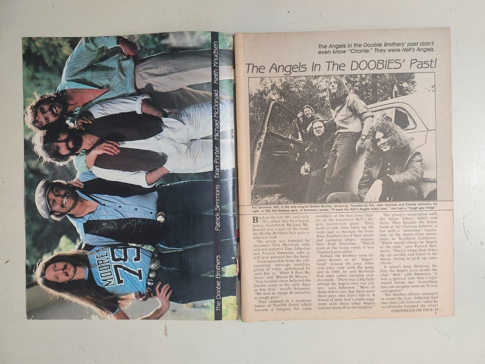 Tiger Beat Vintage 1980 Rock Magazine Van Halen KISS Cheap Trick Blondie POSTER