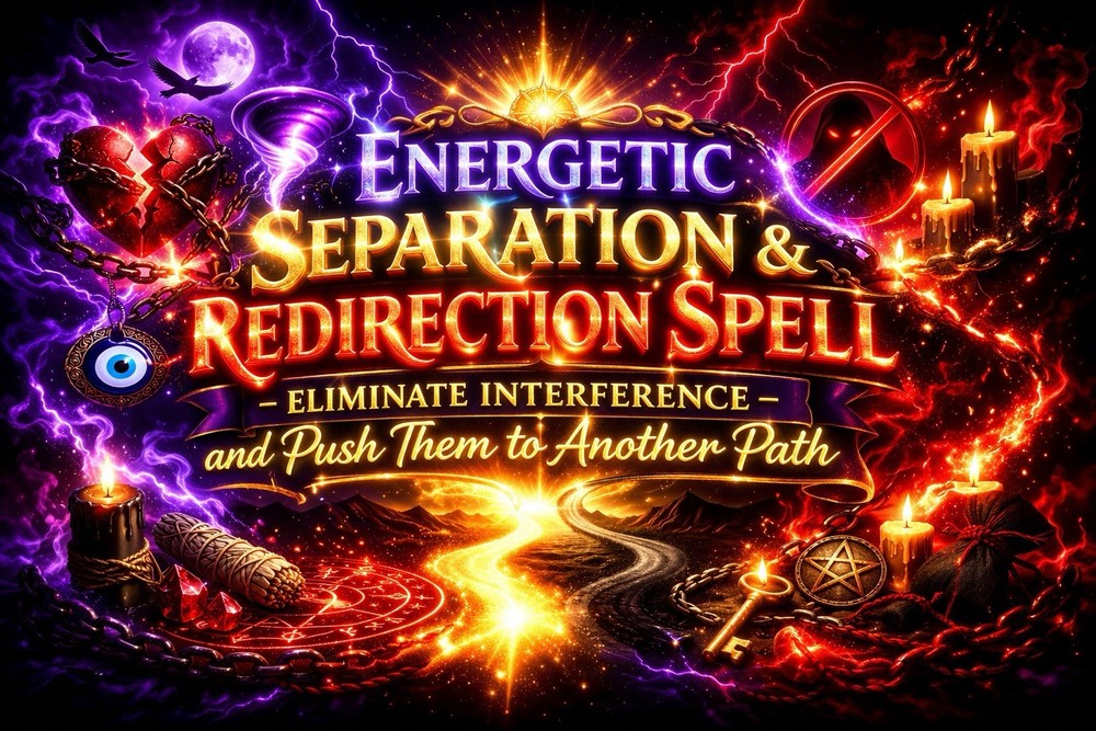 Energetic Separation & Redirection Spell – Eliminate Interference and Push Them