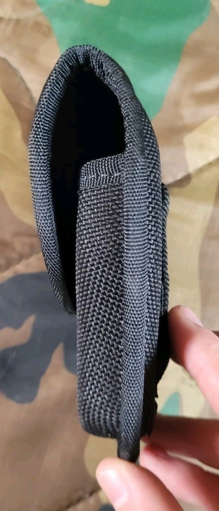 Nylon Bianchi Handcuff Case Black Owb AMBIDEXTROUS