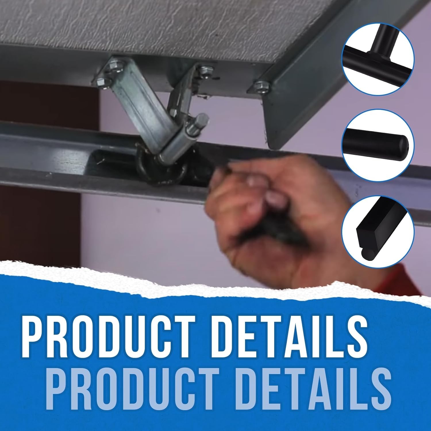 Garage Door Track Anvil Fits 2in Garage Door Track, Straighten Garage Door Track