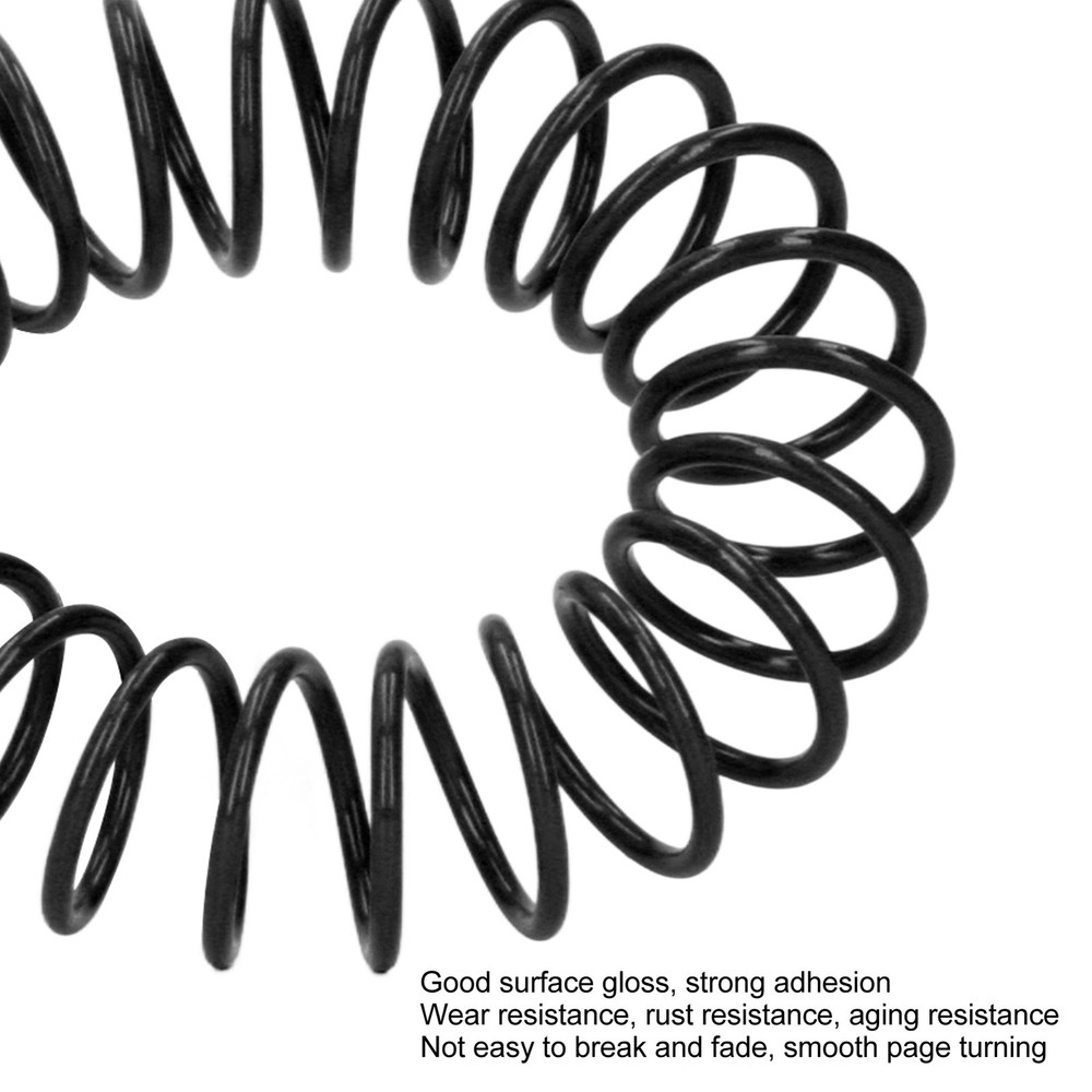 20Pcs Plastic Spiral Binding Coils Durable Convenient For Office Students Use
