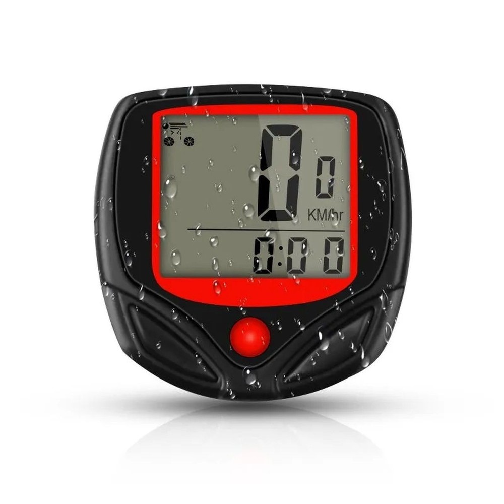 Bicycle Computer BN-518 Wired Waterproof Bike Speedometer with LCD Backlight
