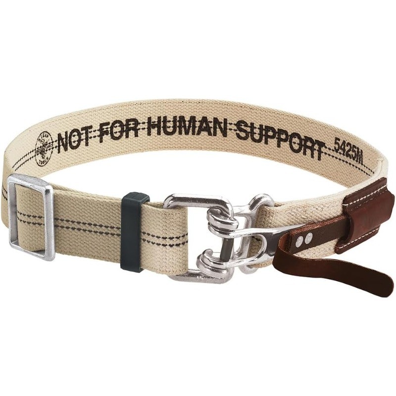 Tool Belt with Quick-Release Buckle, Cotton/Polyester Blend, Medium