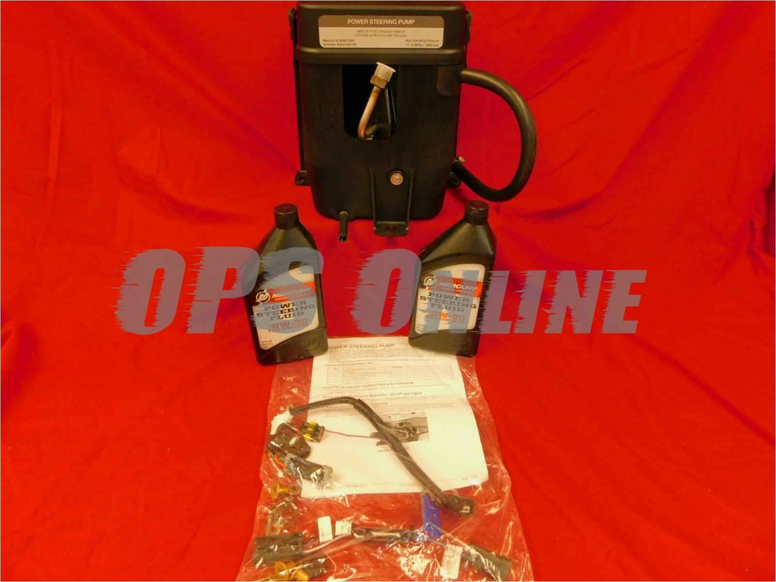 New OEM Mercury Verado Power Steering Pump Kit - 8M0199048/8M0148159 & 8M0150104