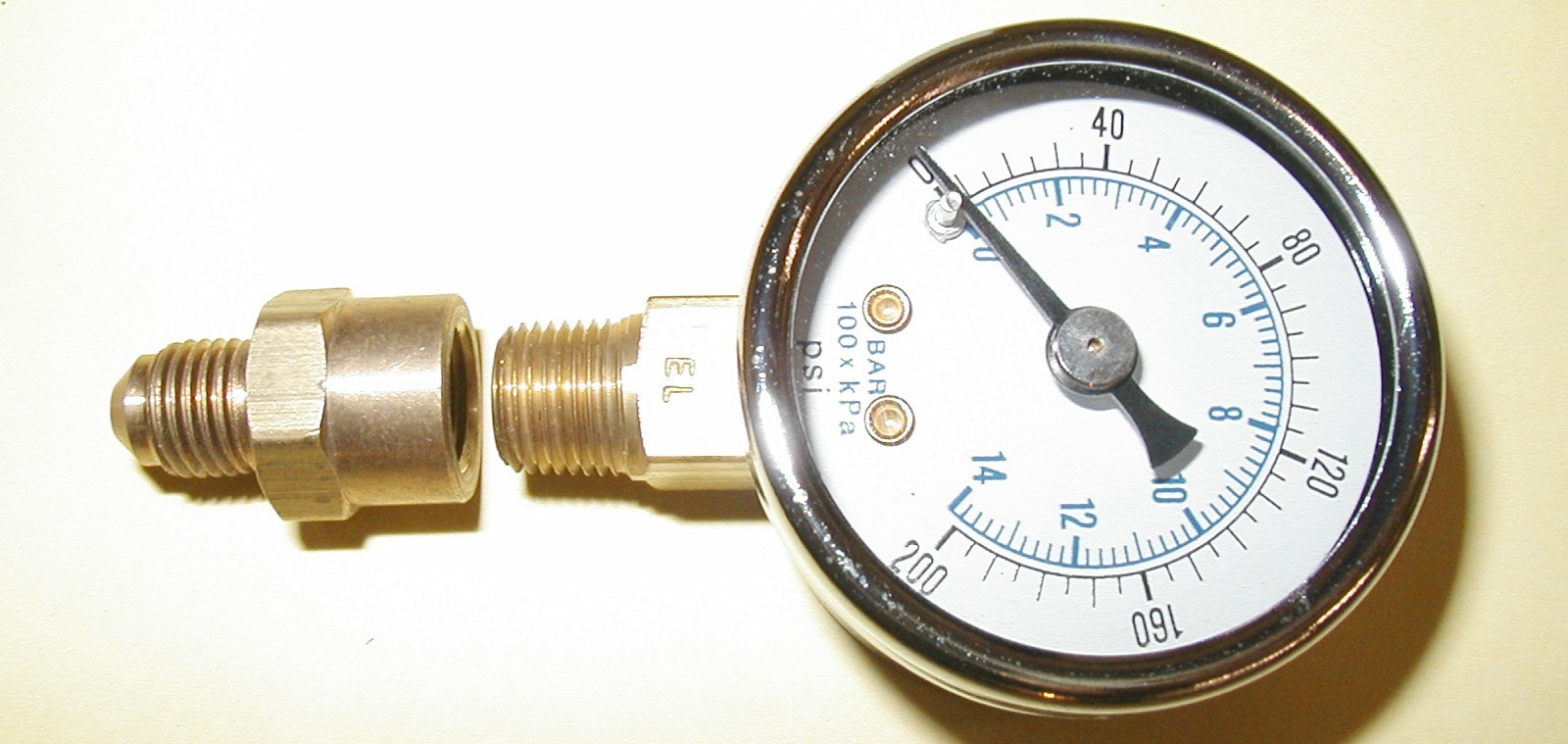 Oil Burner Fuel Pressure Test Gauge for Beckett, Suntec, Webster & Danfoss Pumps