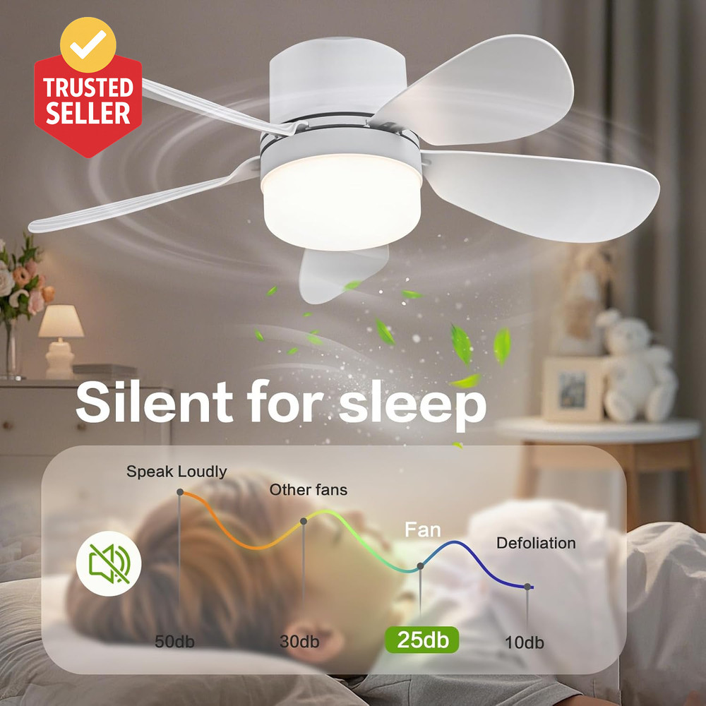 Socket Breeze Socket Fan Light with Remote Control, Portable Small Ceiling Fans