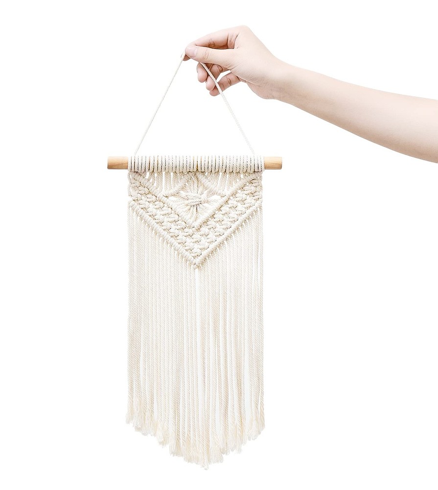 Small Macrame Wall Hanging Boho Set of 3
