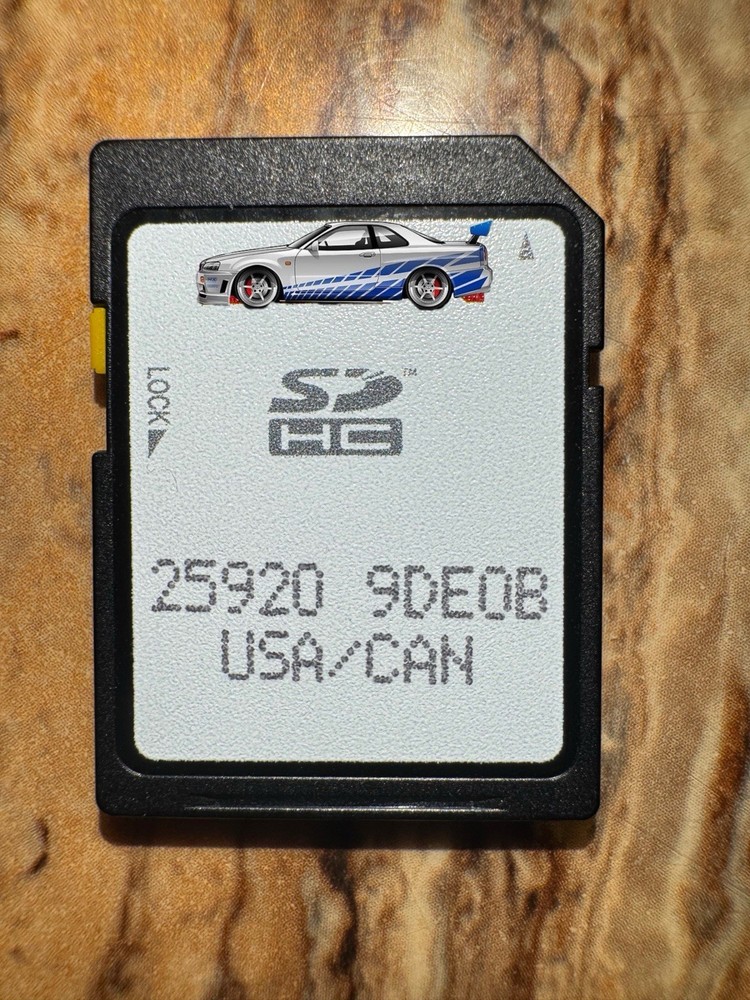 2018 SD Navigation CARD MAP MEMORY 25920-9DE0B