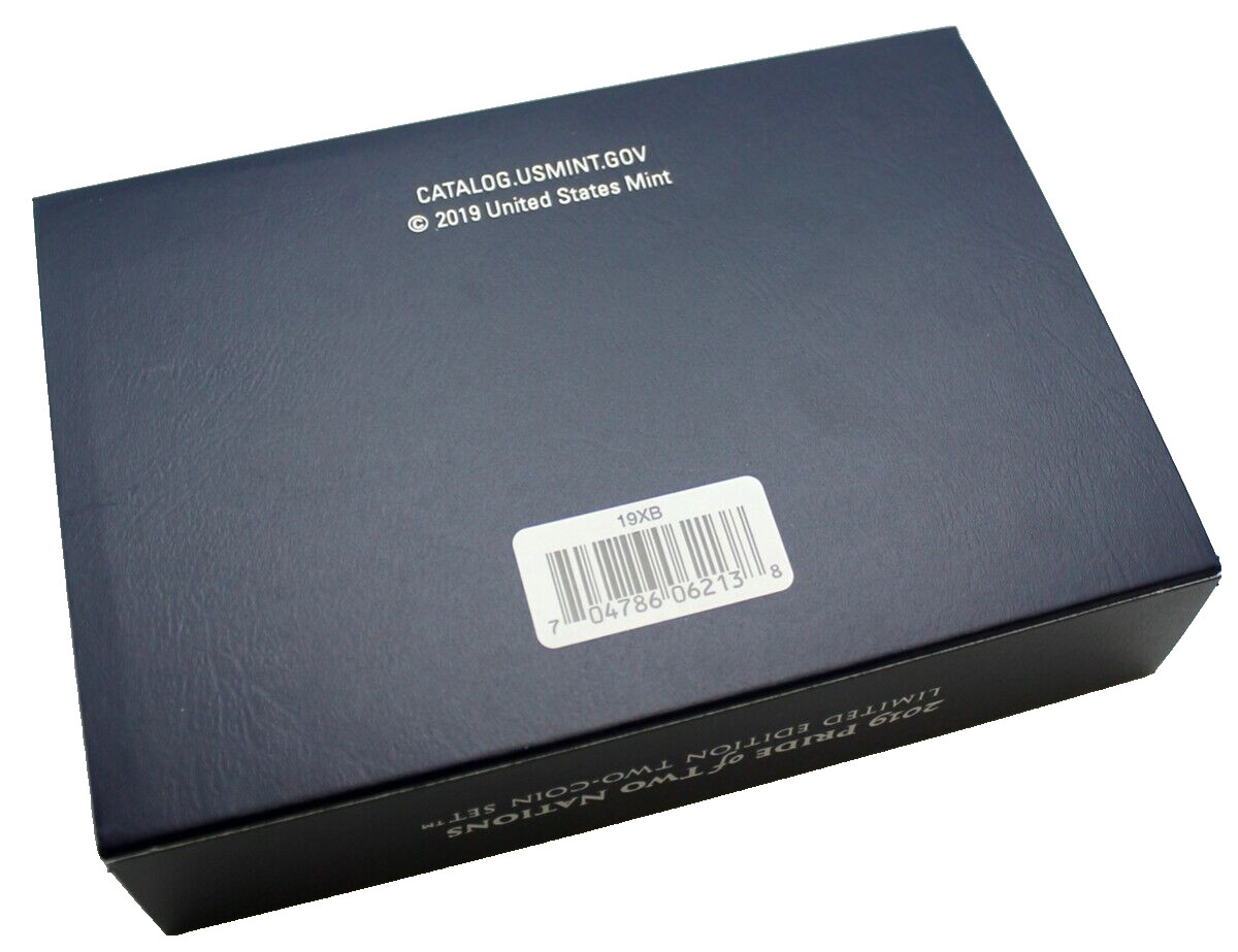 2019 Pride of Two Nations Silver American Eagle & Maple Enhanced Reverse Proof