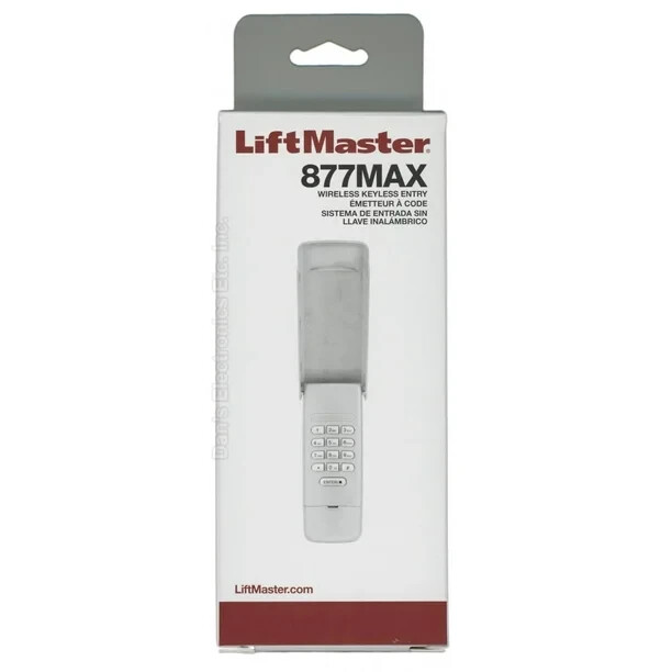 Liftmaster 878MAX/877MAX Universal Keyless Wireless Entry Keypad