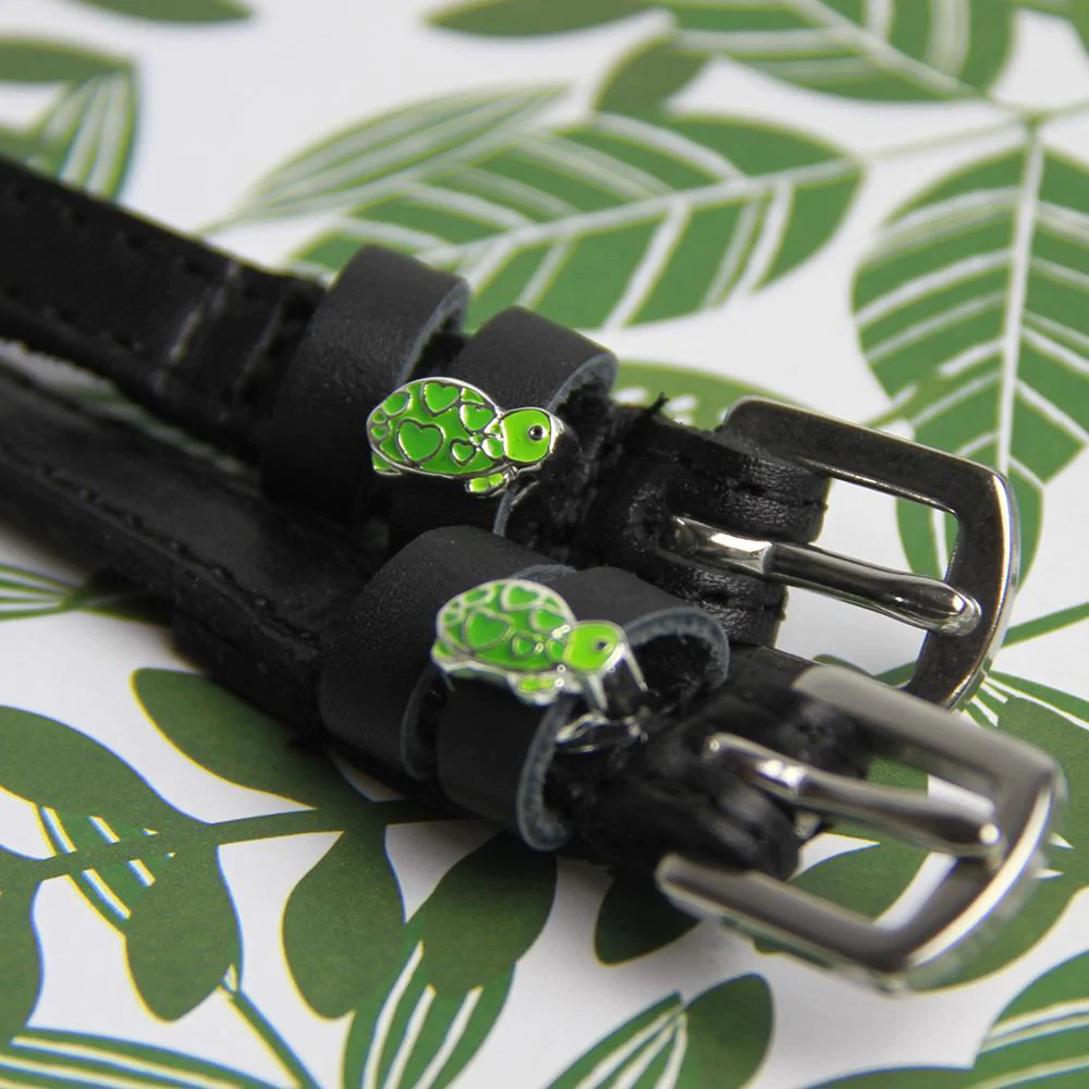 Turtle Hearts Designer Spur Straps - Mane Jane
