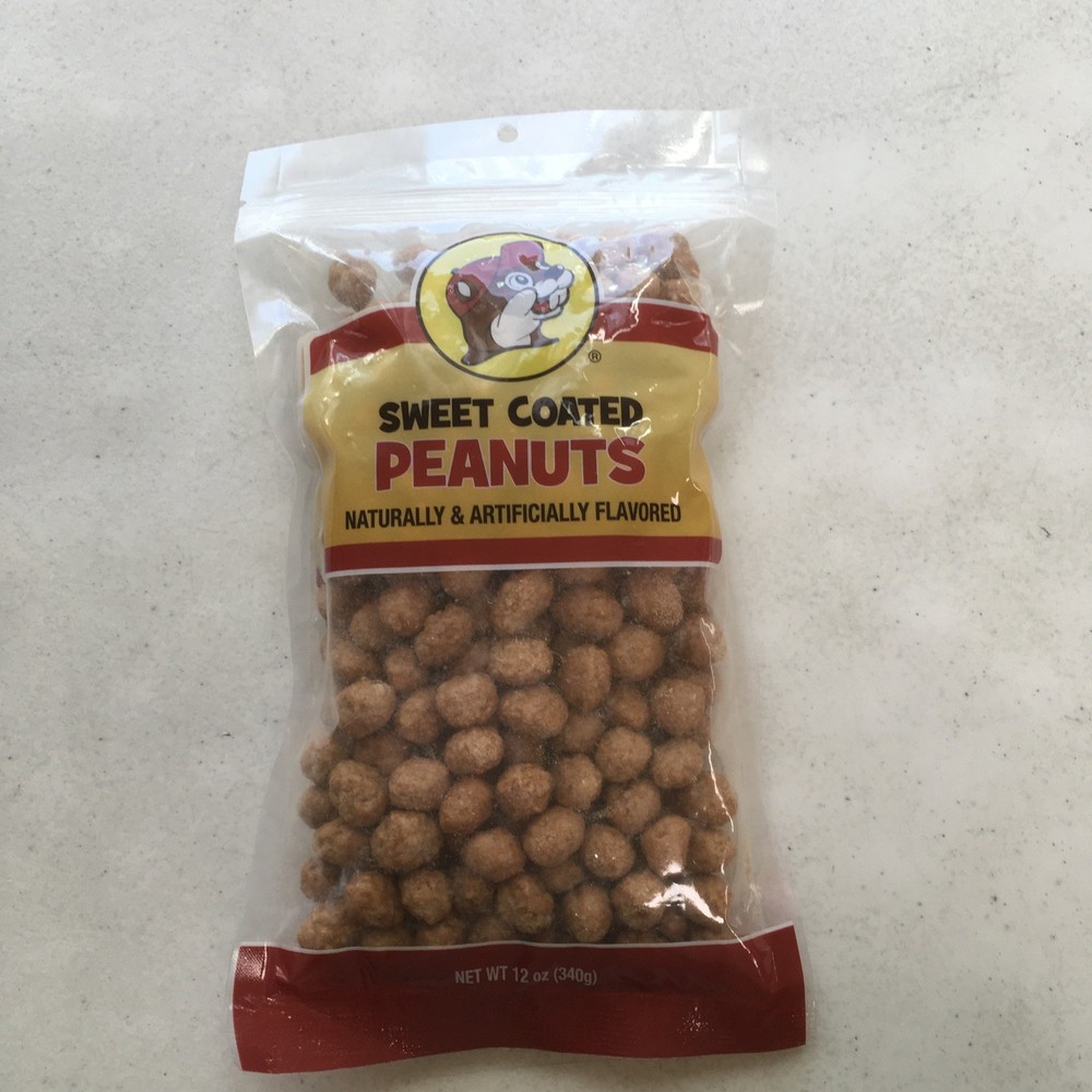 Bucees Sweet Coated Peanuts 12oz